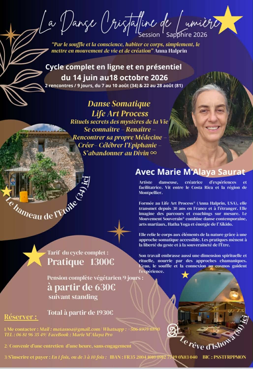 La Danse Cristalline de Lumière avec Marie M'Alaya Saurat